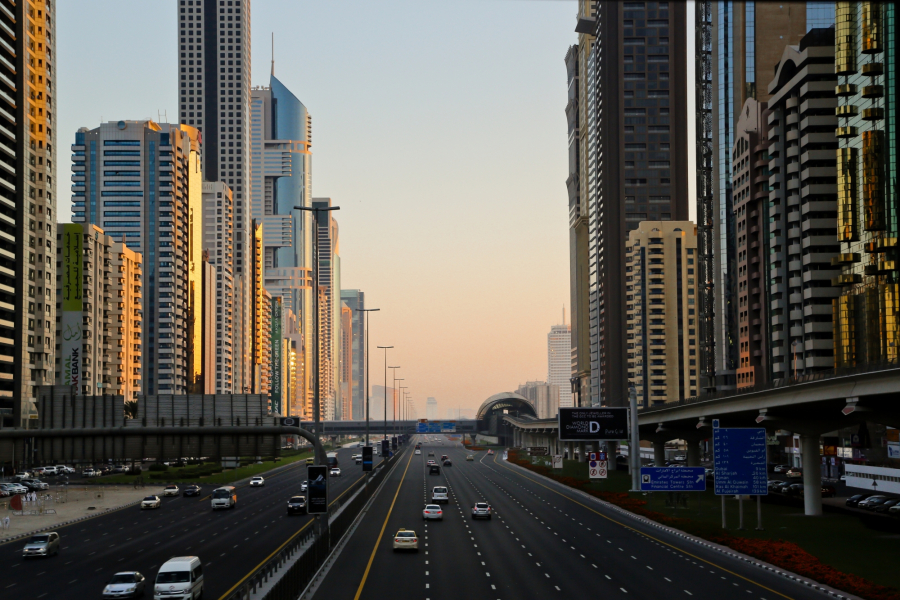 Ulica w Dubaju.